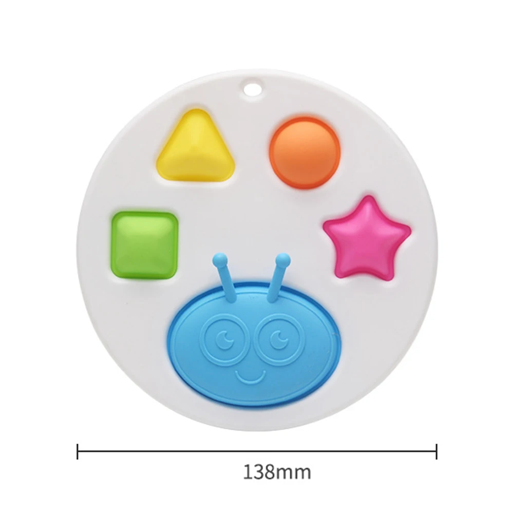 

Plastic Silicone Kids Baby Safety Hand Grab Finger Press Practice Boards Toys Baby Educational Toys