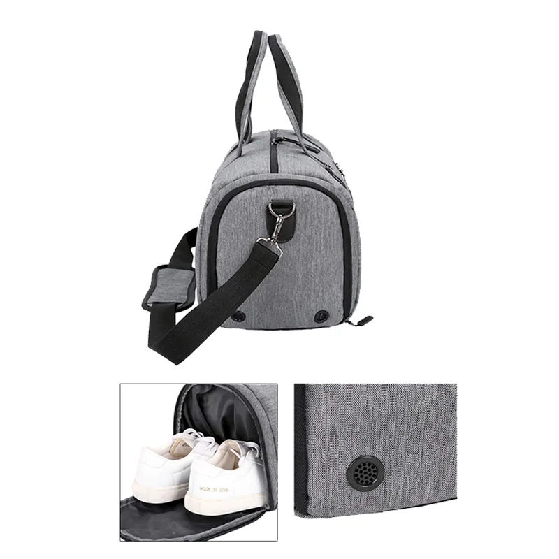 Новая спортивная сумка для мужчин водонепроницаемая со встроенной сухой сумкой