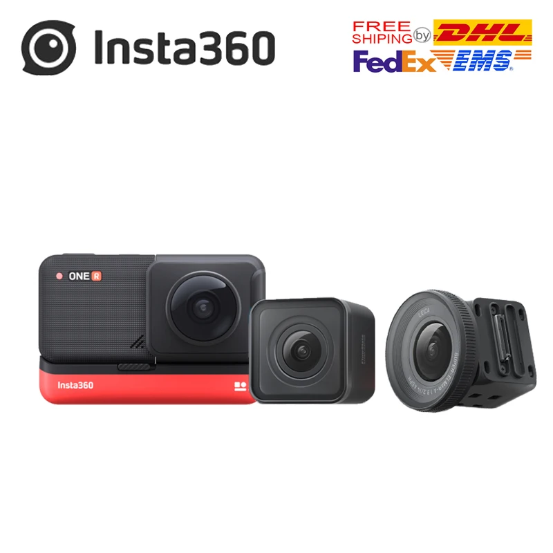 Оригинальная Экшн камера Insta360 One R 5 7 K 360 объектив мод/4K широкий угол обзора/1