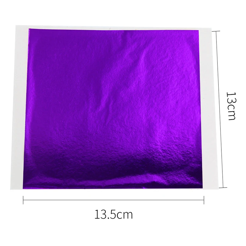 100 шт. 13x13.5cm крафт бумага для творчества имитация золотого и серебряного цвета