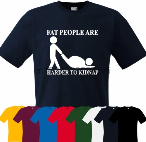 Футболка с толстыми людьми труднее повезти забавная шутка большой подарок