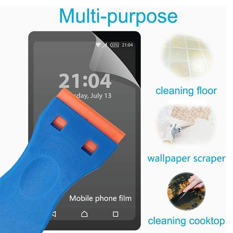 

33 Pieces of Scraping Tool Set,Plastic Scraper, 30 Pieces of Plastic Scraper, Used for Sticker and Decal Window Cleaning