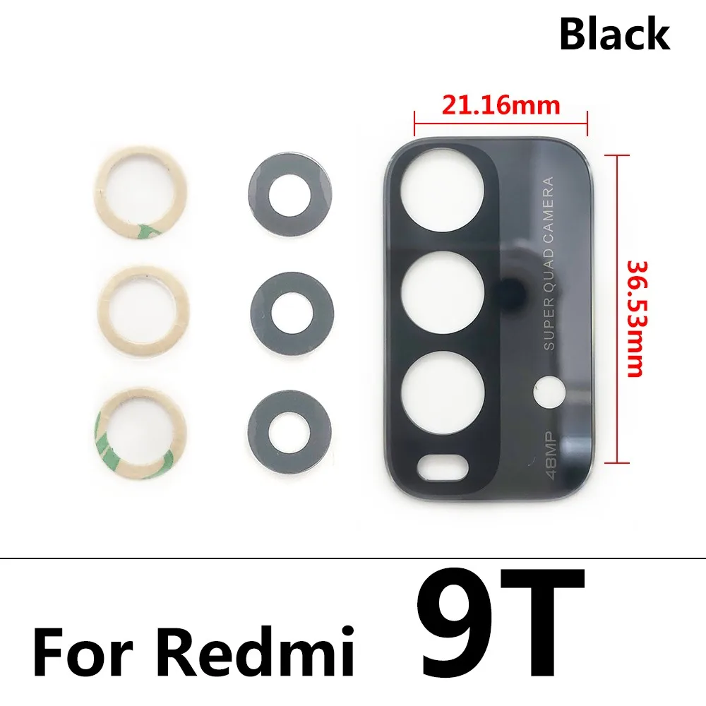 Стеклянный объектив для камеры Xiaomi Redmi 6A 6 7 7A 8 8A 9 9C 9T 10 оригинальный новый задней с