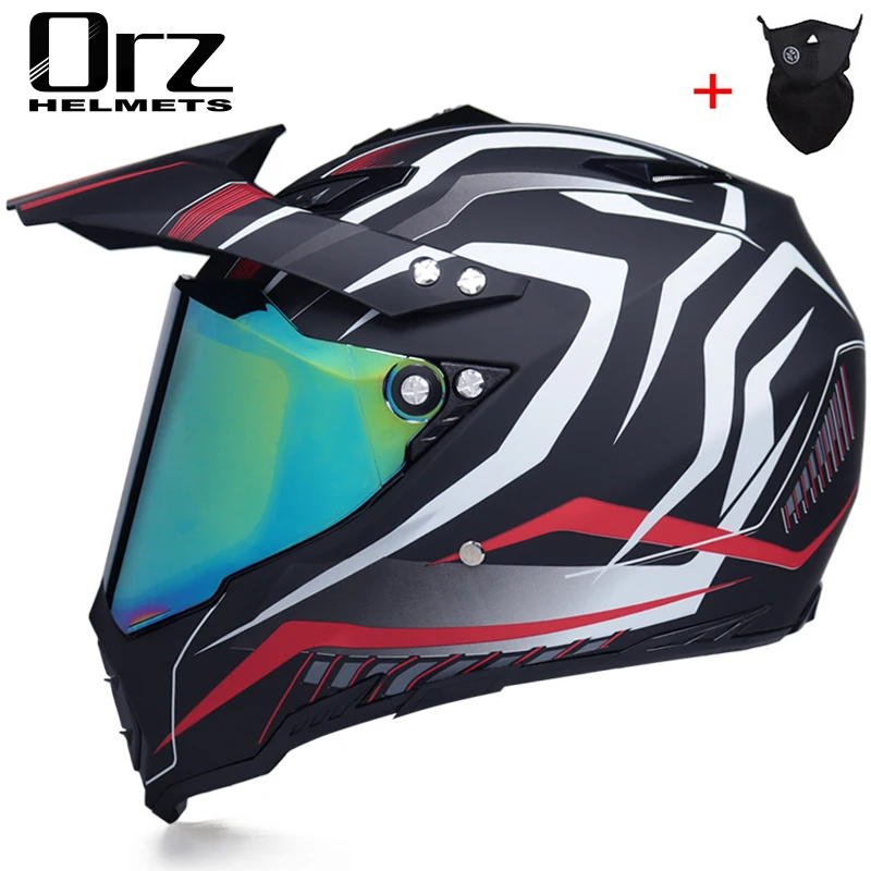 Off road motorcycle helmet with sunshield Moto-Cross motocross helmet racing moto