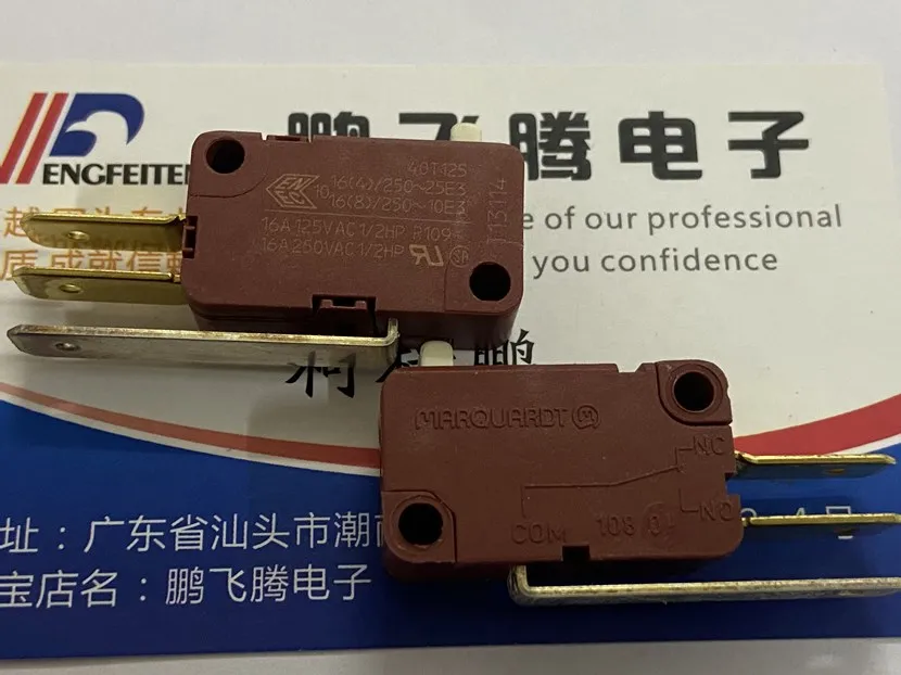 

Немецкий 3-футовый Высокоточный микропереключатель MARQUARDT 1080, 1 шт. 1080,0503 длинный ход ног сброс jog 16A