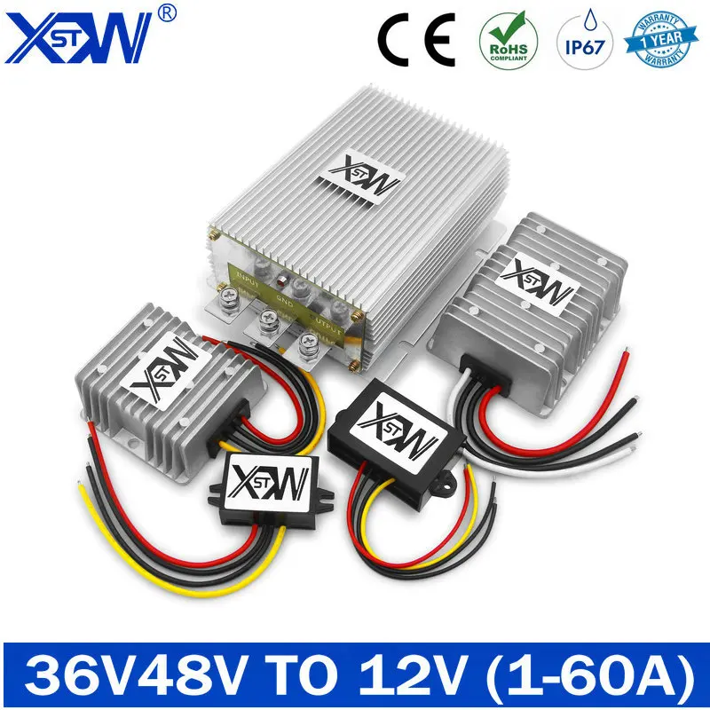 

DC DC Voltage Stabilizer 36V 48V to 12V 1A to 60A power Converter Step Down Buck Regulator Transformer CE Certificated For LED