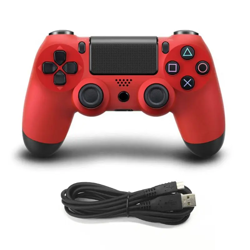 USB проводной контроллер для PS4 Геймпад Play Station 4 Игровые колодки консоль джойстик - Цвет: Красный