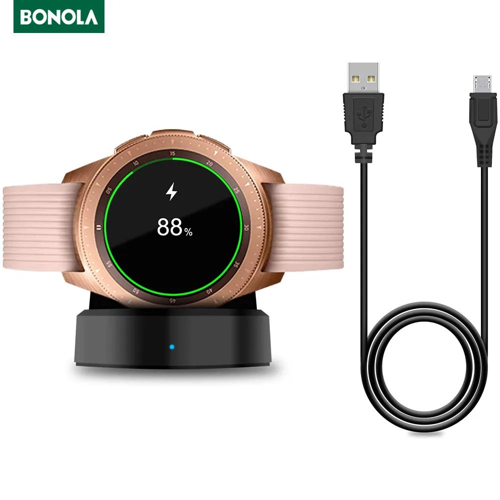 BONOLA Модернизированный Смарт часы Зарядка Док станция для нового Samsung 42 мм/46 мм Galaxy