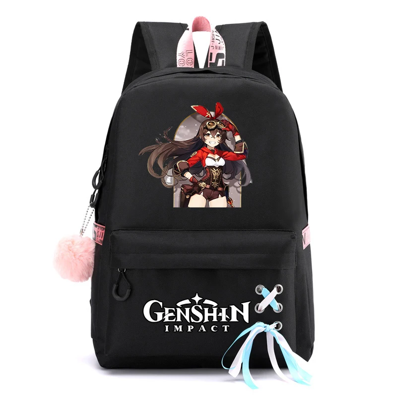 

Игровой ударопрочный рюкзак Genshin, школьный рюкзак для мальчиков и девочек, детская школьная сумка, рюкзаки с USB для подростков