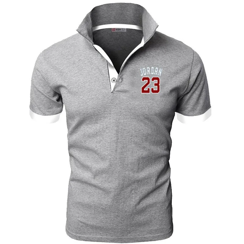 

2020 New Spring and summer Polo shirt men's casual slim Polo shirt men's breathable short sleeve polo shirt new brand clothing