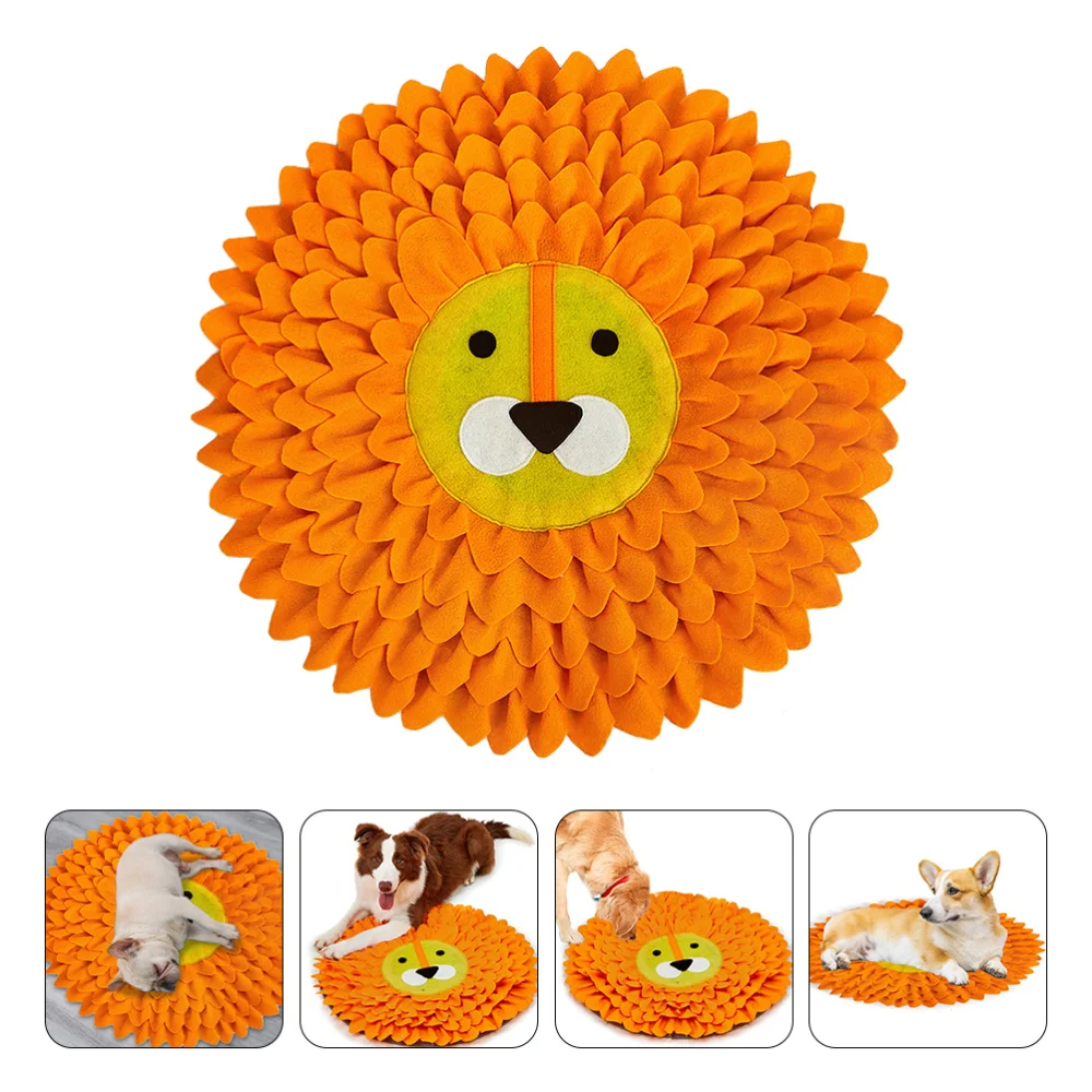 

Adorable Cartoon Dog Sniffle Mat Pet Training Slow Eat Puppy Foraging Mat