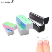 10 pcslot nail buffer sponge buffing block nail files 4 step polishing grinding nail file manicure nail accessories salon tools