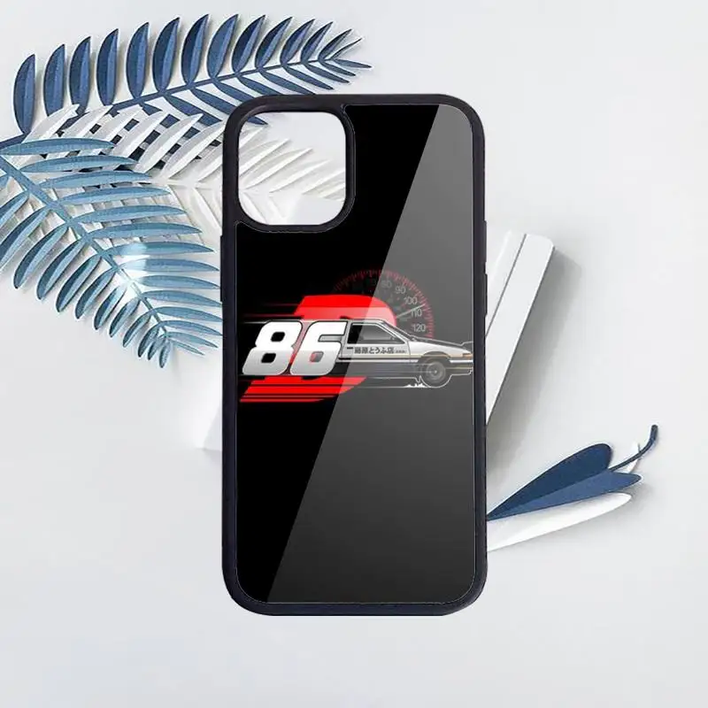 hot japan initial d anime phone case pc for iphone 11 12 pro xs max 8 7 6 6s plus x 5s se 2020 xr luxury brand shell funda free global shipping