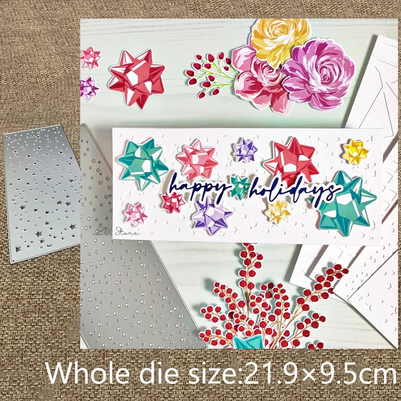 

New Design Craft Metal stencil mold Cutting Dies Star Coverplate decoration scrapbook die cuts Album Paper Card Craft Embossing