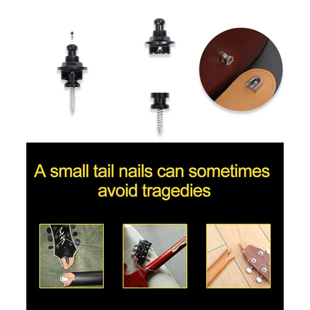 2 шт. универсальный замок для гитарного ремня застежка на застежке гитары