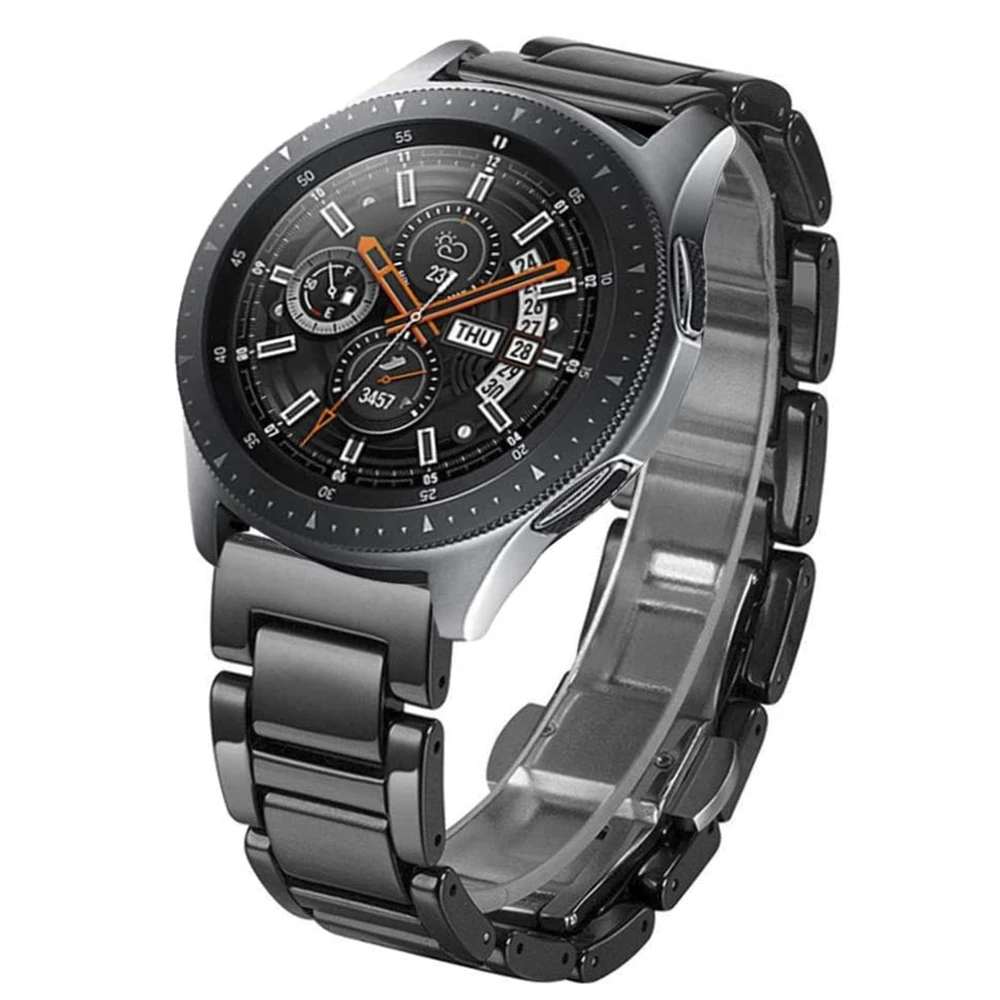 

Ремешок керамический для Samsung Galaxy Watch 46 мм 42 мм, браслет для Active 2 40 мм 44 мм Gear S3 Frontier, 20 мм 22 мм