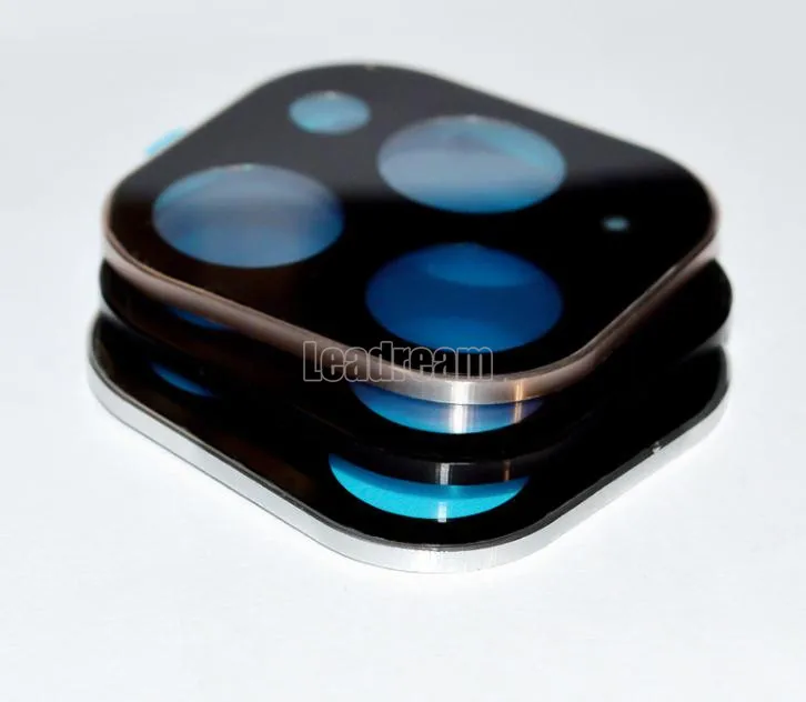 Закаленное 3d стекло для объектива камеры металлическая рамка iPhone 11 Pro MAX X XS Max XR