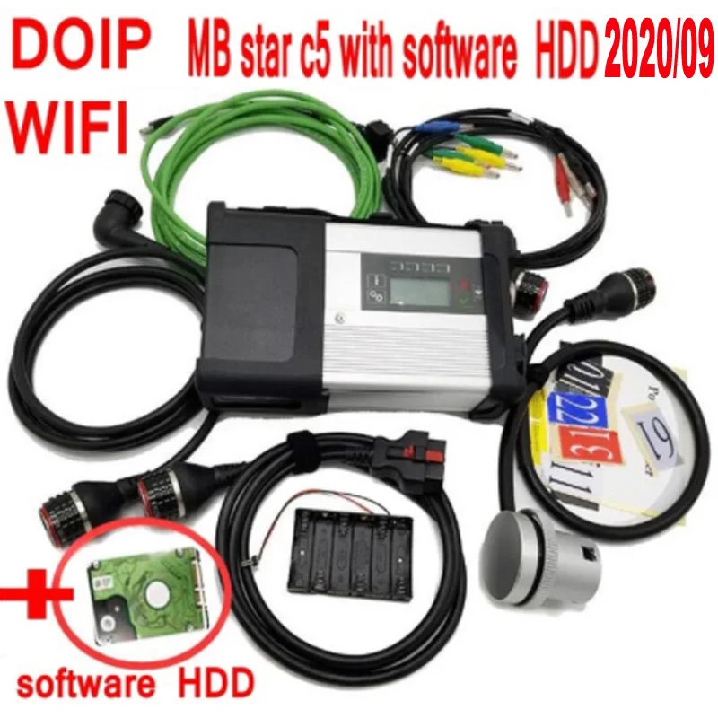 Диагностический инструмент mb star c5 doip plus SD Connect C5 с новейшим программным обеспечением 2021 wifi, диагностический инструмент mb star c5 vediamo/X/DSA/DTS для автомобилей
