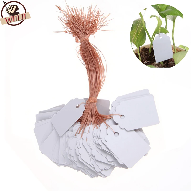 100 шт. пластиковые этикетки для растений бирка садовые украшения наклейки