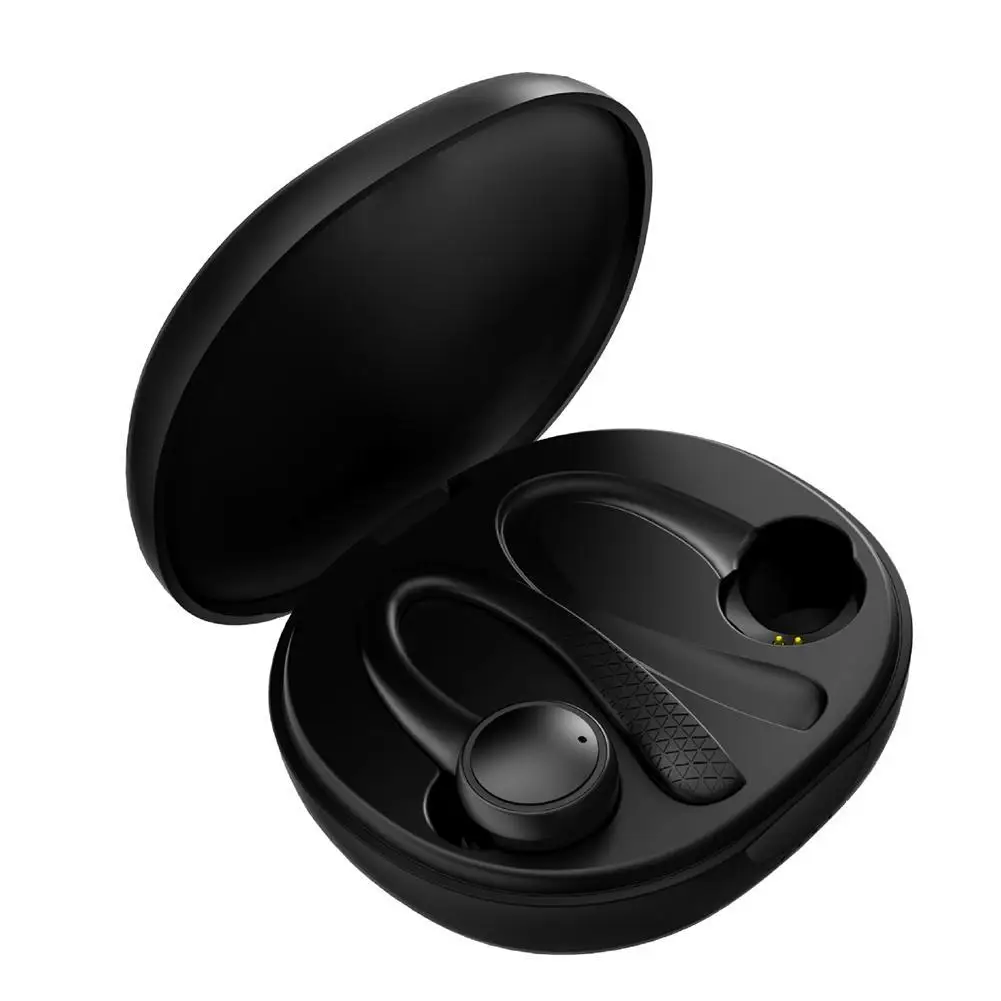 

T7 Pro TWS Wireless Earphones Ear Hook Bluetooth5.0 Earphone HiFi Stereo Sports Headset Bluetooth Earphone with Charging Box