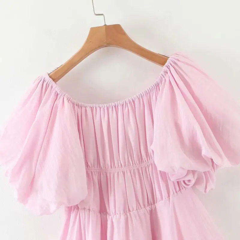 2020 популярный с открытыми плечами новые женские узкие розовое платье|Женские