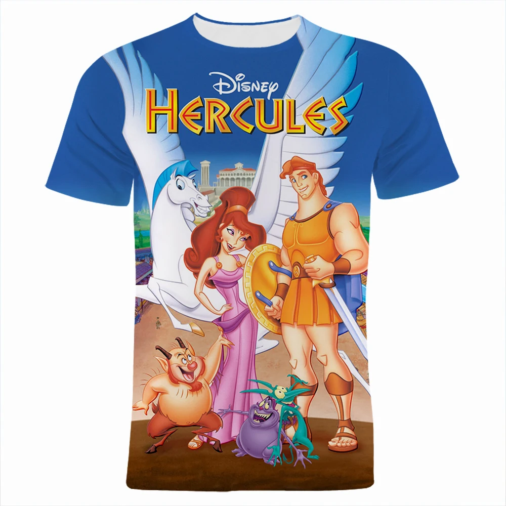 Футболка для мальчиков и девочек с героями мультфильмов Disney модные летние