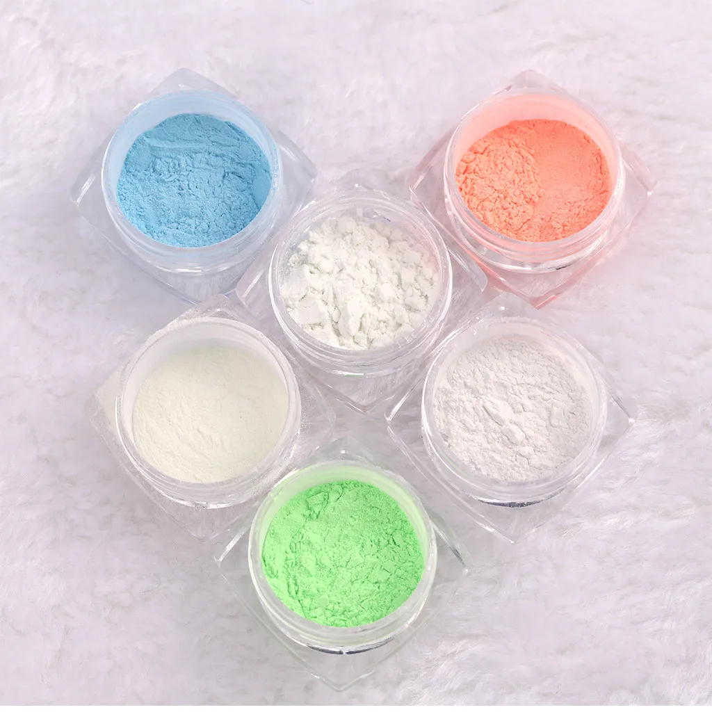 Неоновый яркий лак для наращивания ногтей порошковая основа покрытие светится в