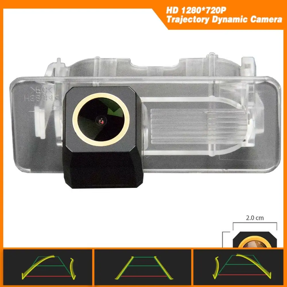 Траектория динамическая парковочная линия HD 1280x720p Золотая камера задняя заднего