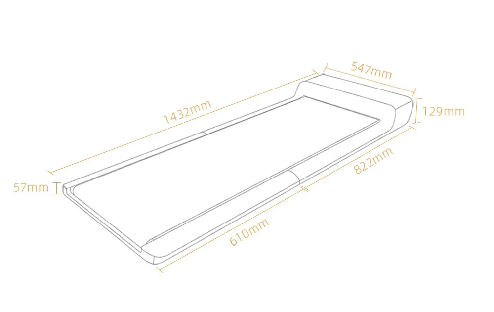 WalkingPad A1 умная электрическая складная беговая дорожка для дома тренажер бегать трусцой быстрой ходьбы в домашних условиях тренировки для похудения и оздоровления дистанционное управление спортивный инвентарь