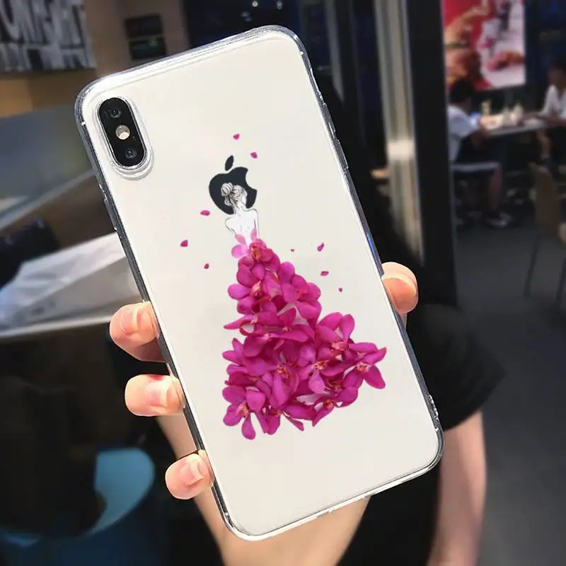 

Imaginative Illustrations Phone Case Transparent soft iphone 5 6 7 8 11 12 s c se plus mini x xs xr pro max cover shell funda