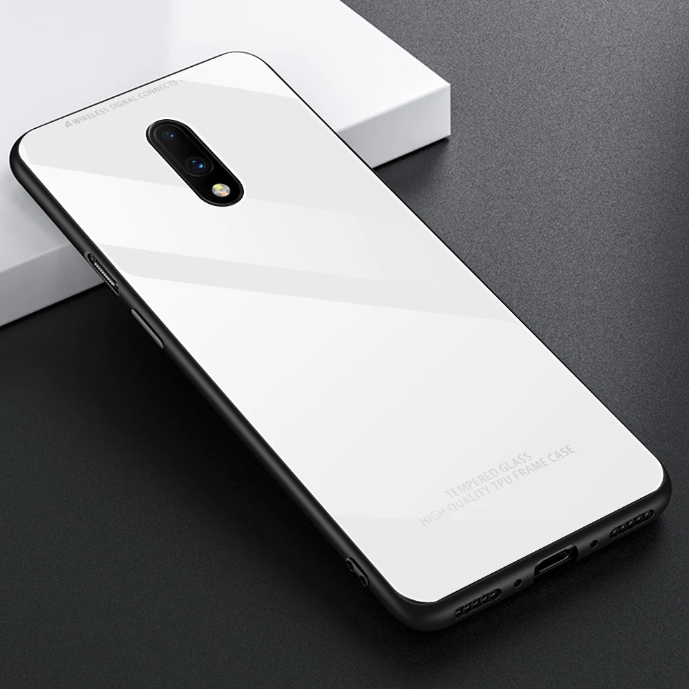 Чехол для Oneplus 7 6 5T Pro противоударный жесткий чехол модный черный красный розовый