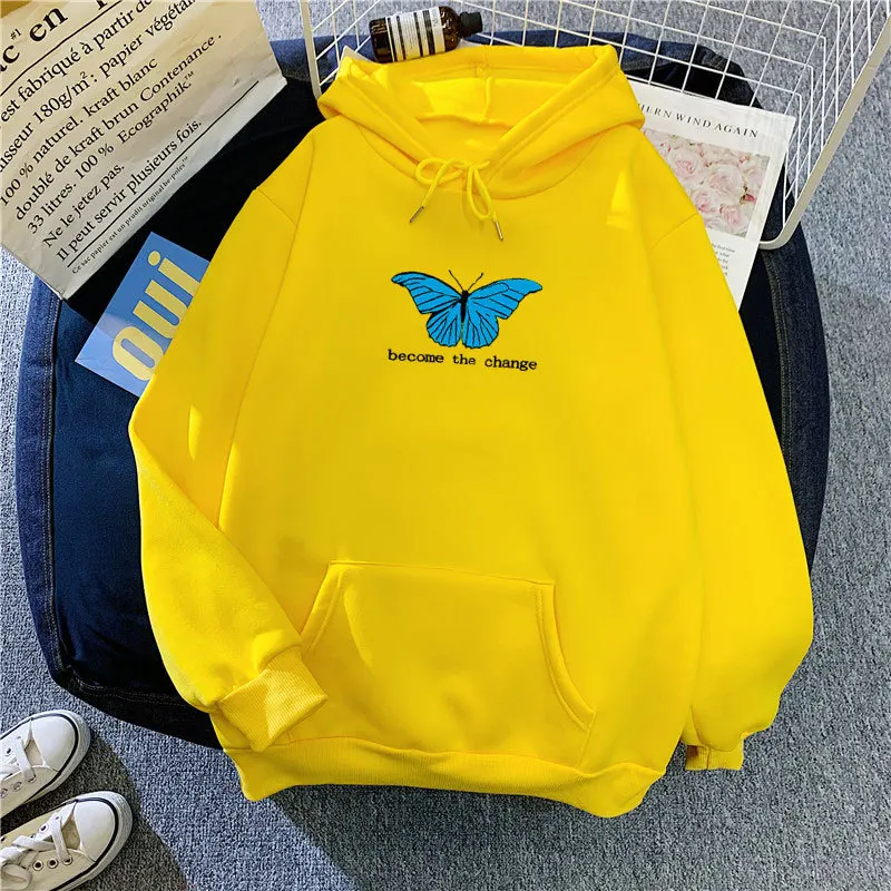 Women Sweetshirts Fall Winter Blouse Hoodies Long Sleeve Hoodies Graphic Crewneck Clothes Oversized Hoodie Casual Sweatshirts