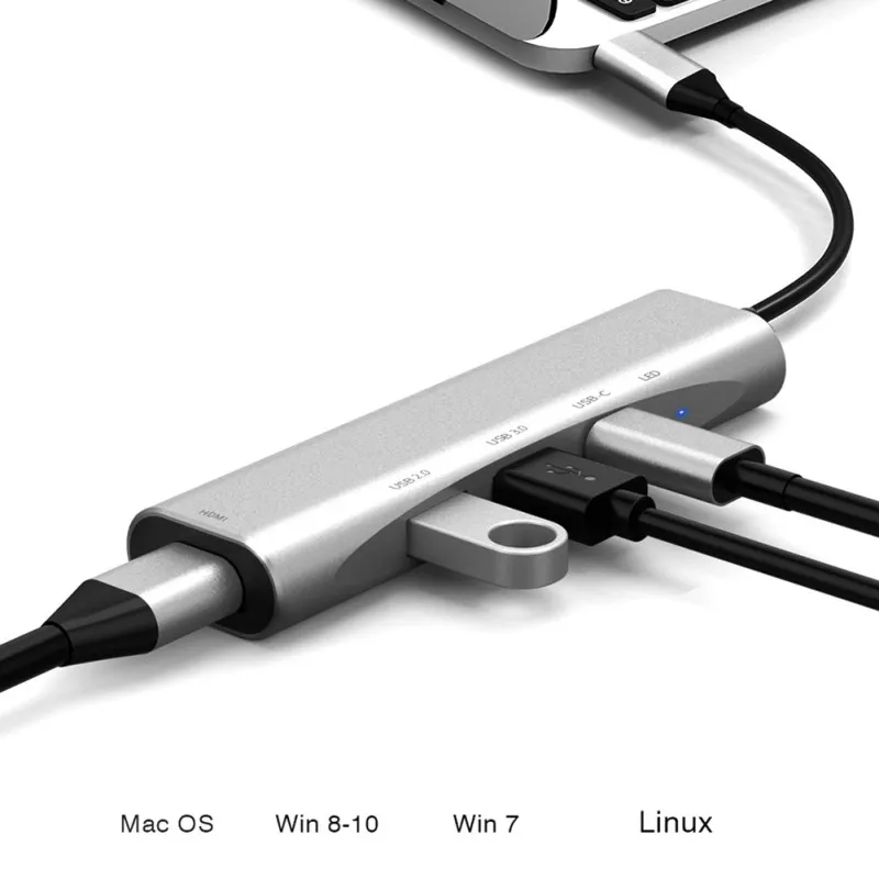 USB Type C HDMI цифровой AV мультипорт 3 1 адаптер PD зарядное устройство для Nintendo Switch