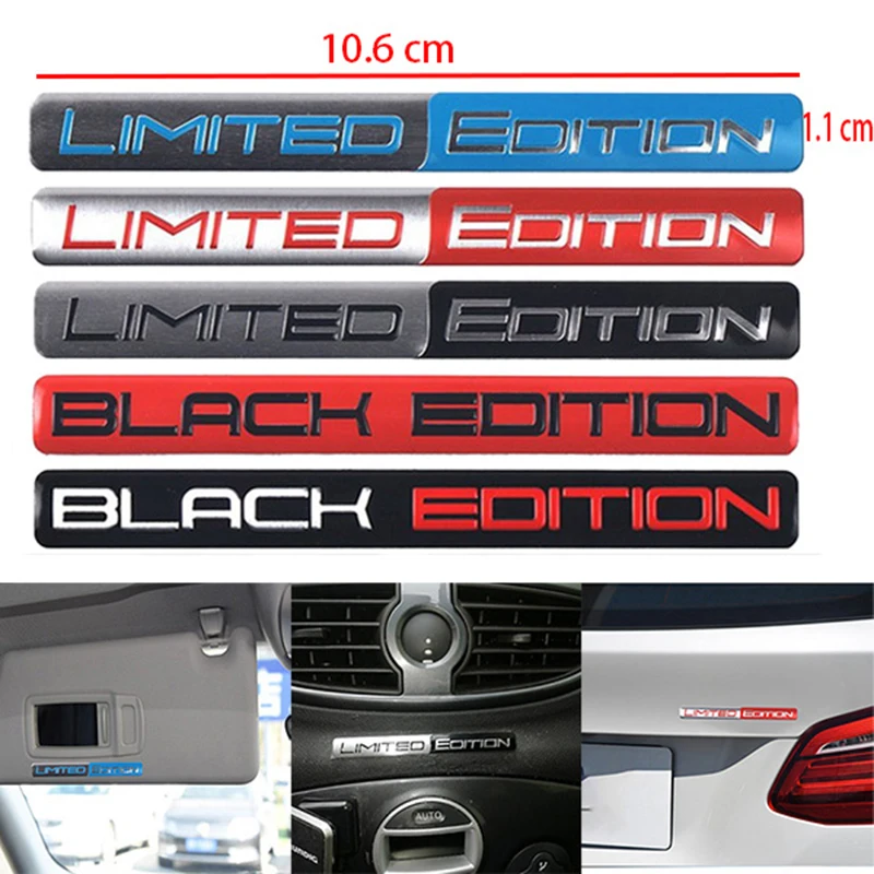 Автомобильный Стайлинг 3D Алюминиевые ограничители значок автомобильные