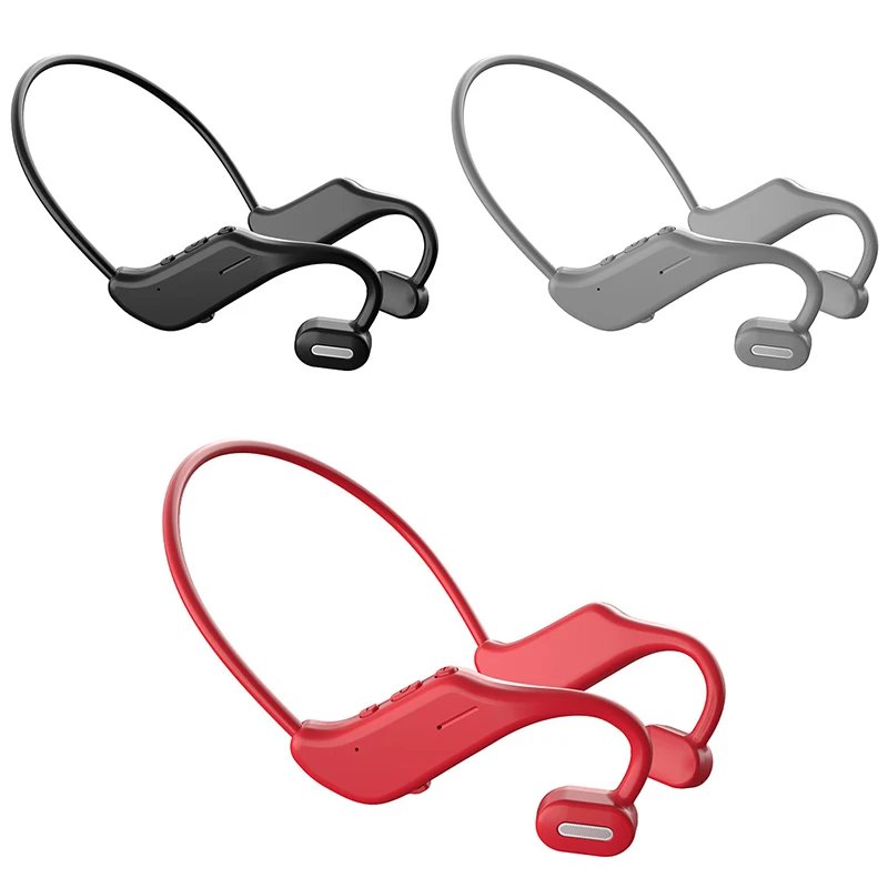 

Bluetooth-compatible Earphones Wireless Headset Ear-hook Air Bone Conduction Principle Waterproof Headphones Call Function