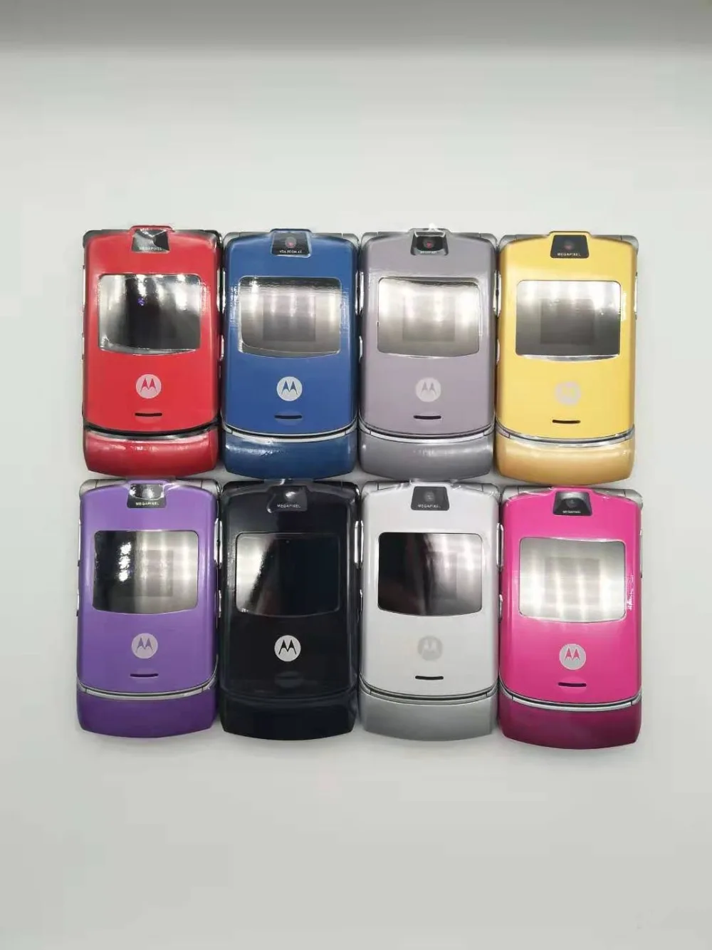 Хорошее качество оригинальная мировая версия флип GSM Quad Band Motorola Razr V3 мобильный телефон один год гарантии