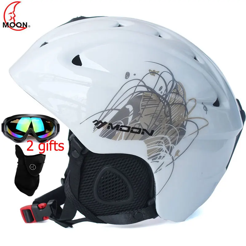 Moon сертификат СЕ ПК + EPS взрослый лыжный шлем для мужчин и женщин мужчины