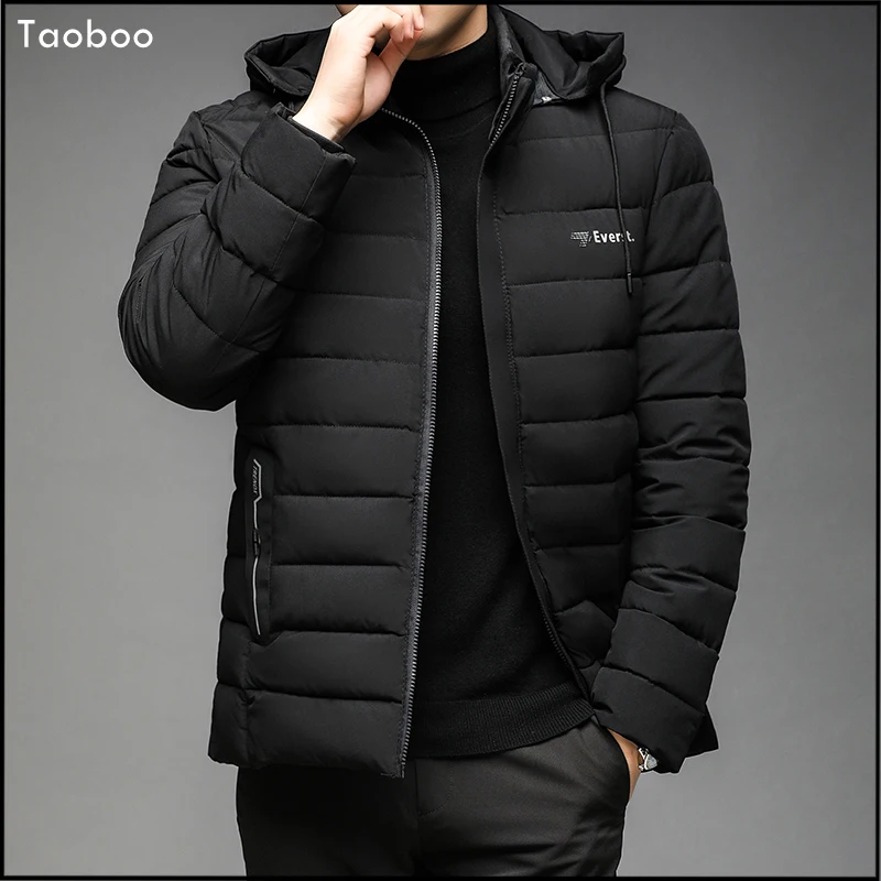 Taoboo 2021 зимняя куртка Мужская Утепленная водонепроницаемая верхняя одежда с