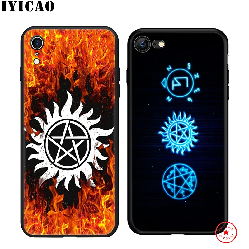 IYICAO Show Supernatural Soft Phone Case for iPhone 11 Pro XR X XS Max 6 6S 7 8 Plus 5 5S SE Silicone TPU |