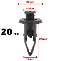 20pcs bumper clips retainer fastener screws rivet for acura honda accord 91502 sm4 000
