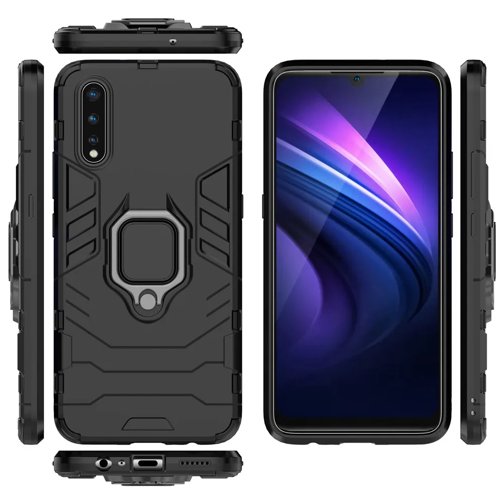 ДЛЯ vivo S1 V1907 чехол 6 38 дюймов роскошный кольцо накладка повышенной прочности с