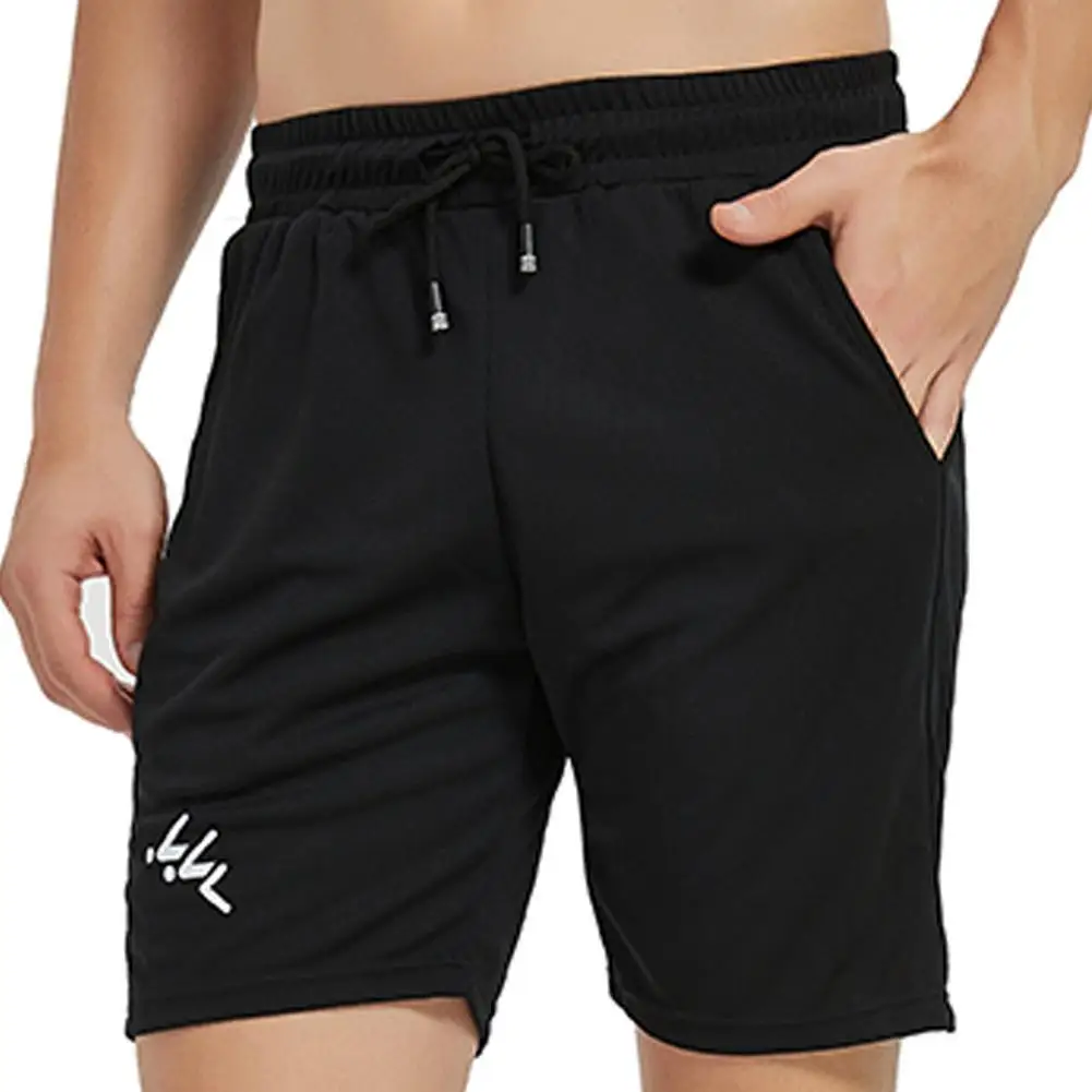 

1pcs Outdoor Men's Sports Fake Two-piece Fitness Shorts Summer Loose Men's Quick-drying Plus Size Running Nylon Five-point Pants