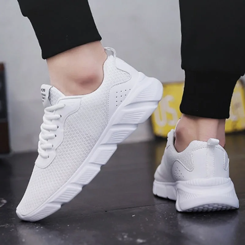 

Hot Sneakers Men Mesh Casual Plus Size Running Shoes Lightweight Sport Footwear Walking Jogging Flats Zapatillas Hombre
