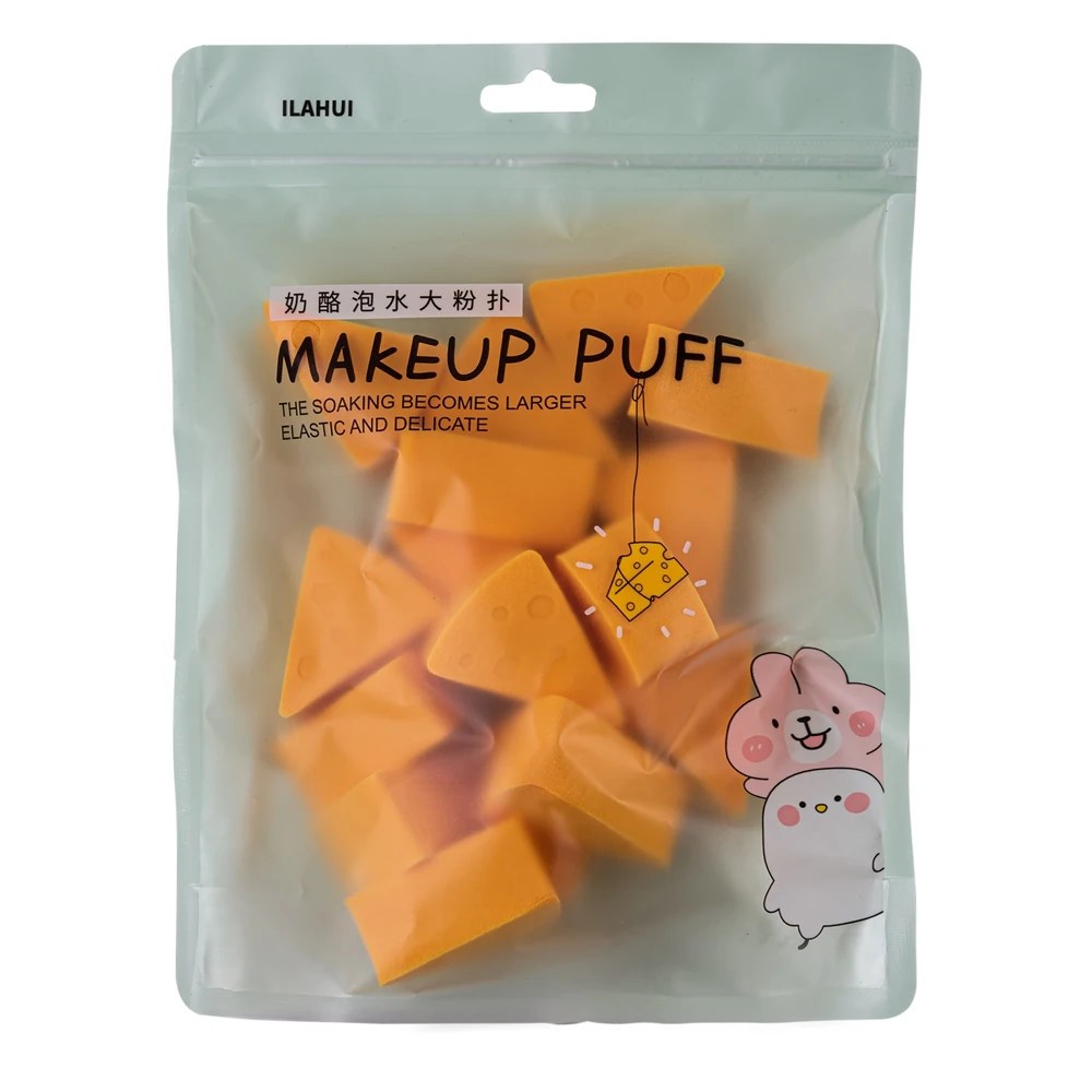 Спонж для макияжа Cheese 16шт Yoyoso / Южная Корея |