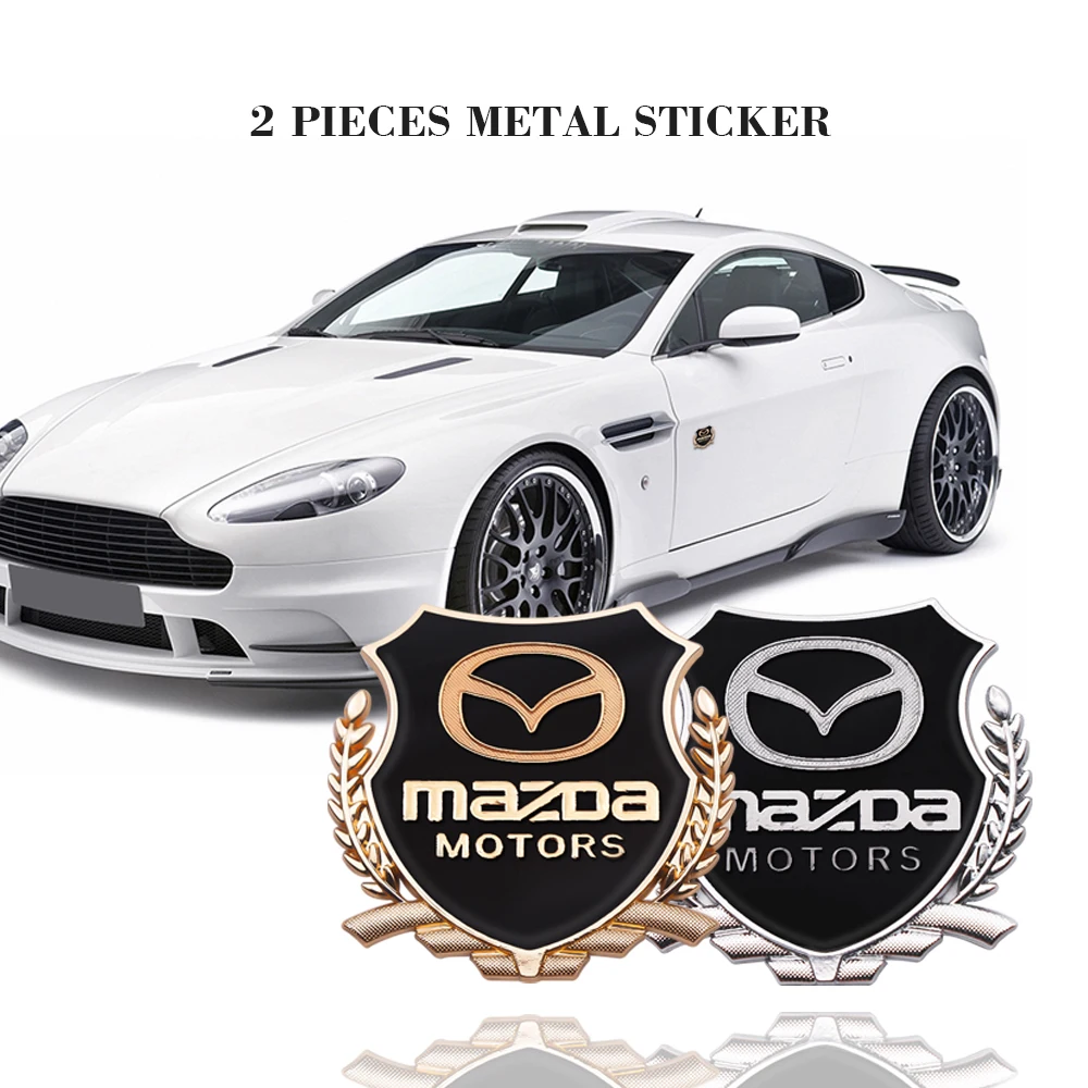 2 шт. наклейка из сплава для автомобиля значок двери s боковая эмблема на окно