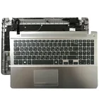 Новый Упор для рук для ноутбука Samsung NP470R5E NP510R5E, Упор для рук, верхний корпус RU Keyboad, серебристый