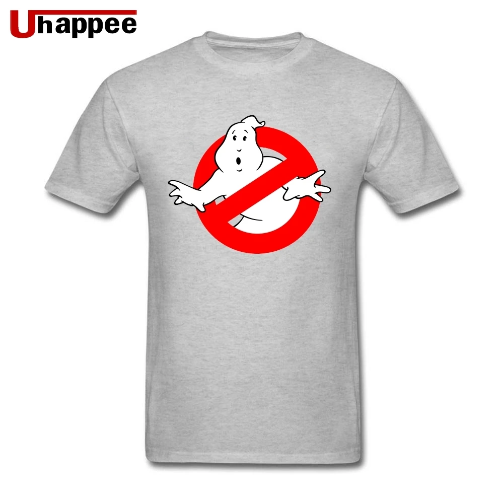 Футболка ghostbuster Guys фитнес мужские футболки с коротким рукавом модный бренд Merch - Цвет: Серый
