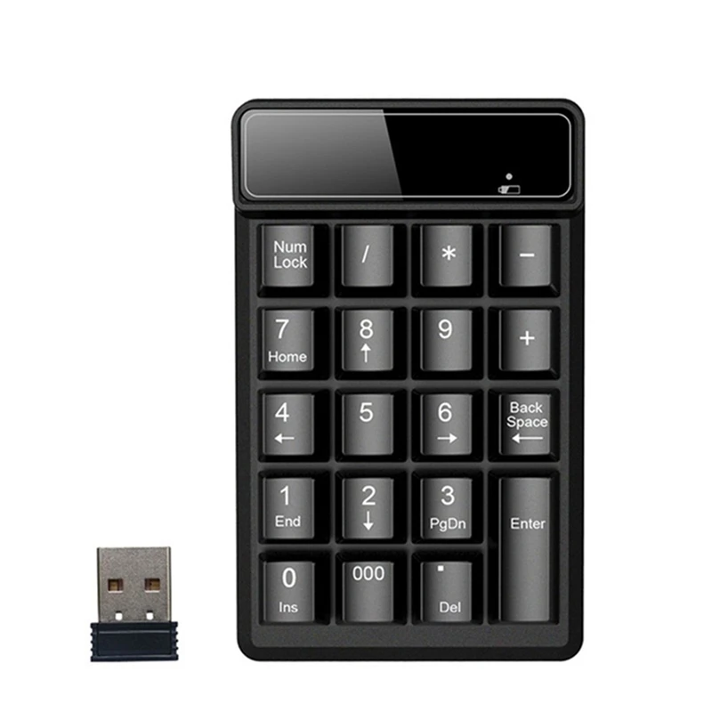 Wireless Keypad 19 Keys Waterproof Mechanical Numeric Keyboard for Windows XP/7/8 Laptop Computer Accessories | Компьютеры и офис