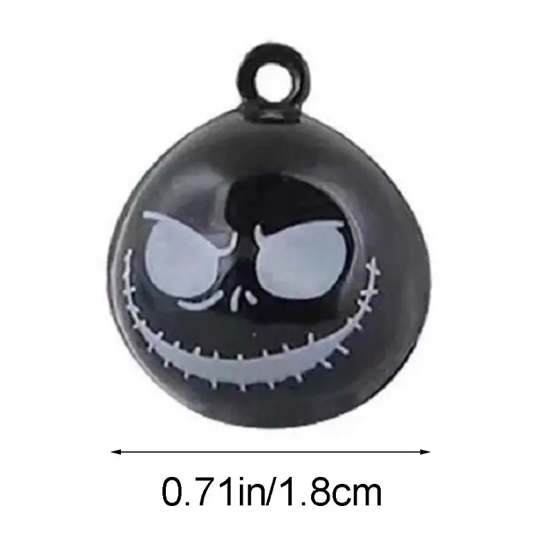 10 Pcs Pumpkin Bells Pet Collar Charm Ghost Skull Party Halloween Decor 667A | Дом и сад