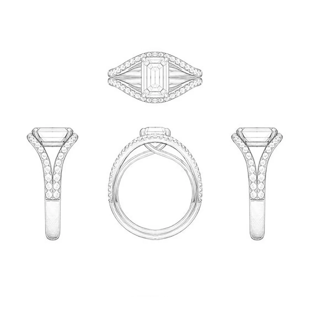 Чертеж кольца ювелирного